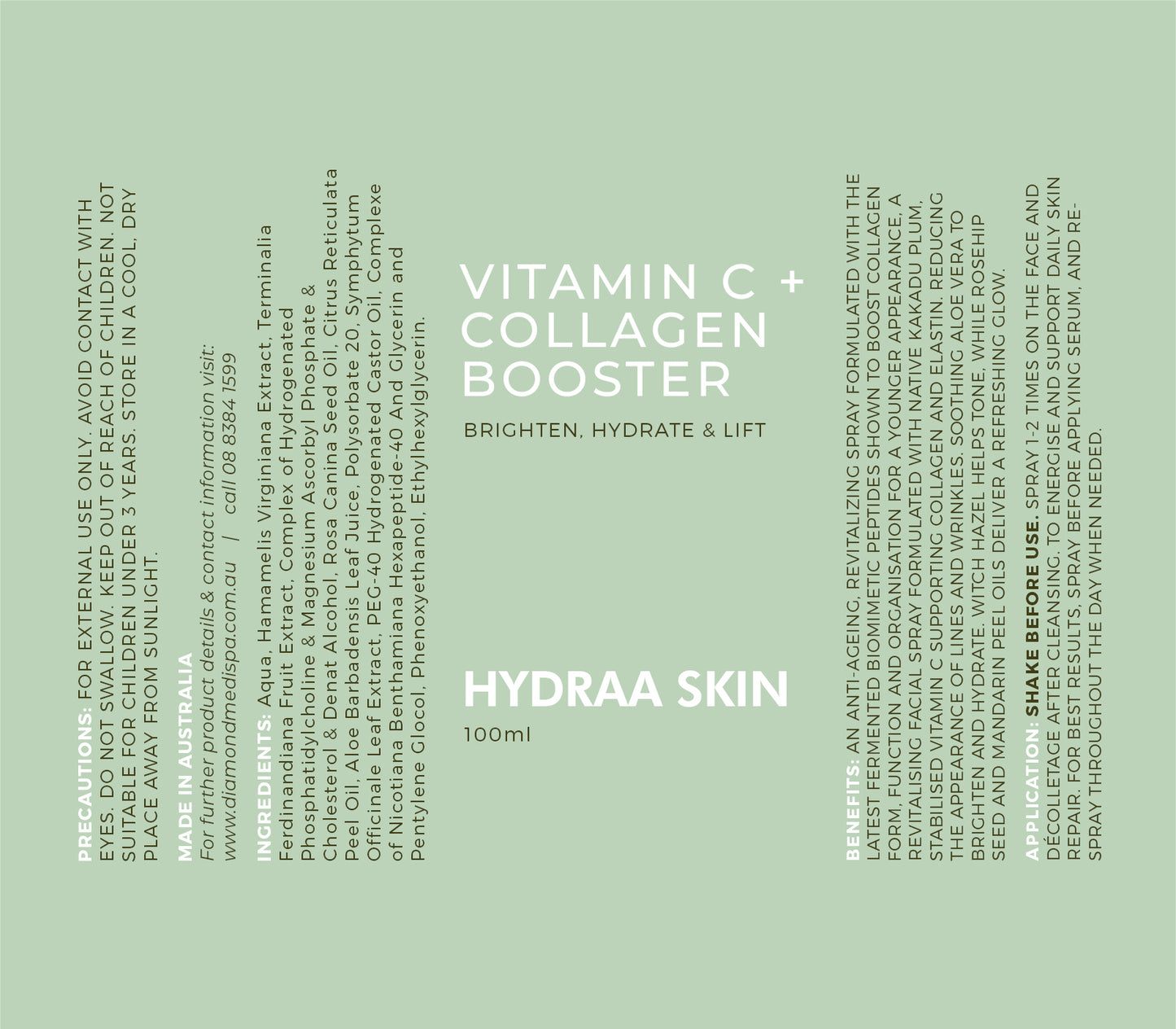 VITAMIN C & COLLAGEN BOOSTER - 100ml